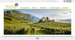 Desktop Screenshot of altoadigewines.com